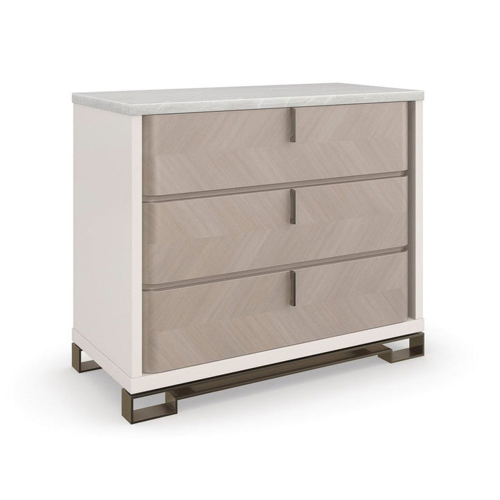 Dressers & Chests Whisper - Grey, White, Silver