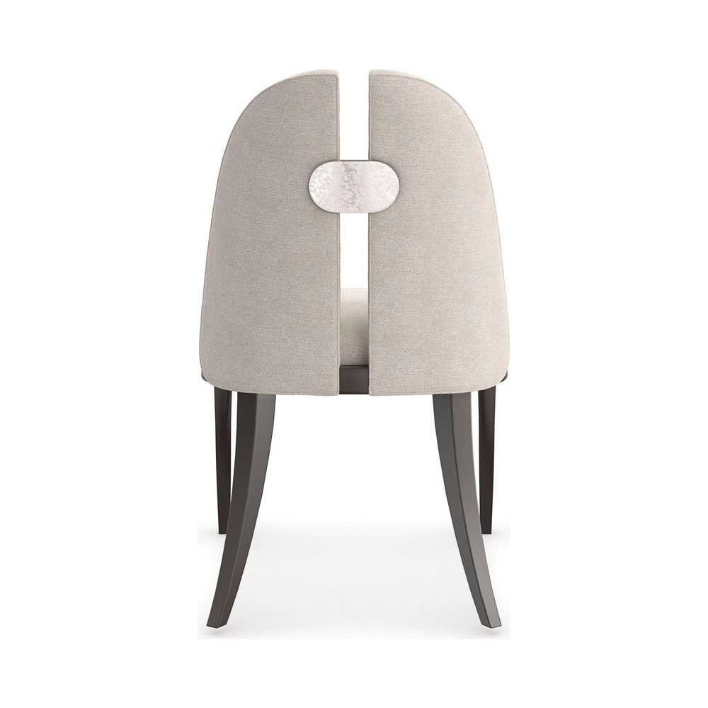 Portrait Dining Chair - Brown, Silver