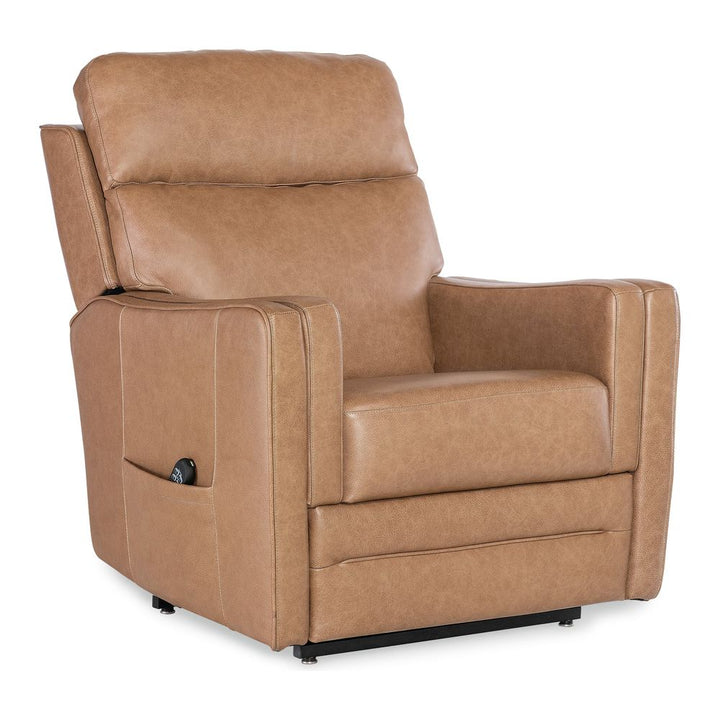 Marco Power Recliner with Power Headrest, Lumbar & Lift - Brown