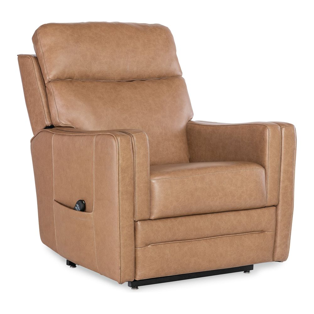Marco Power Recliner with Power Headrest, Lumbar & Lift - Brown