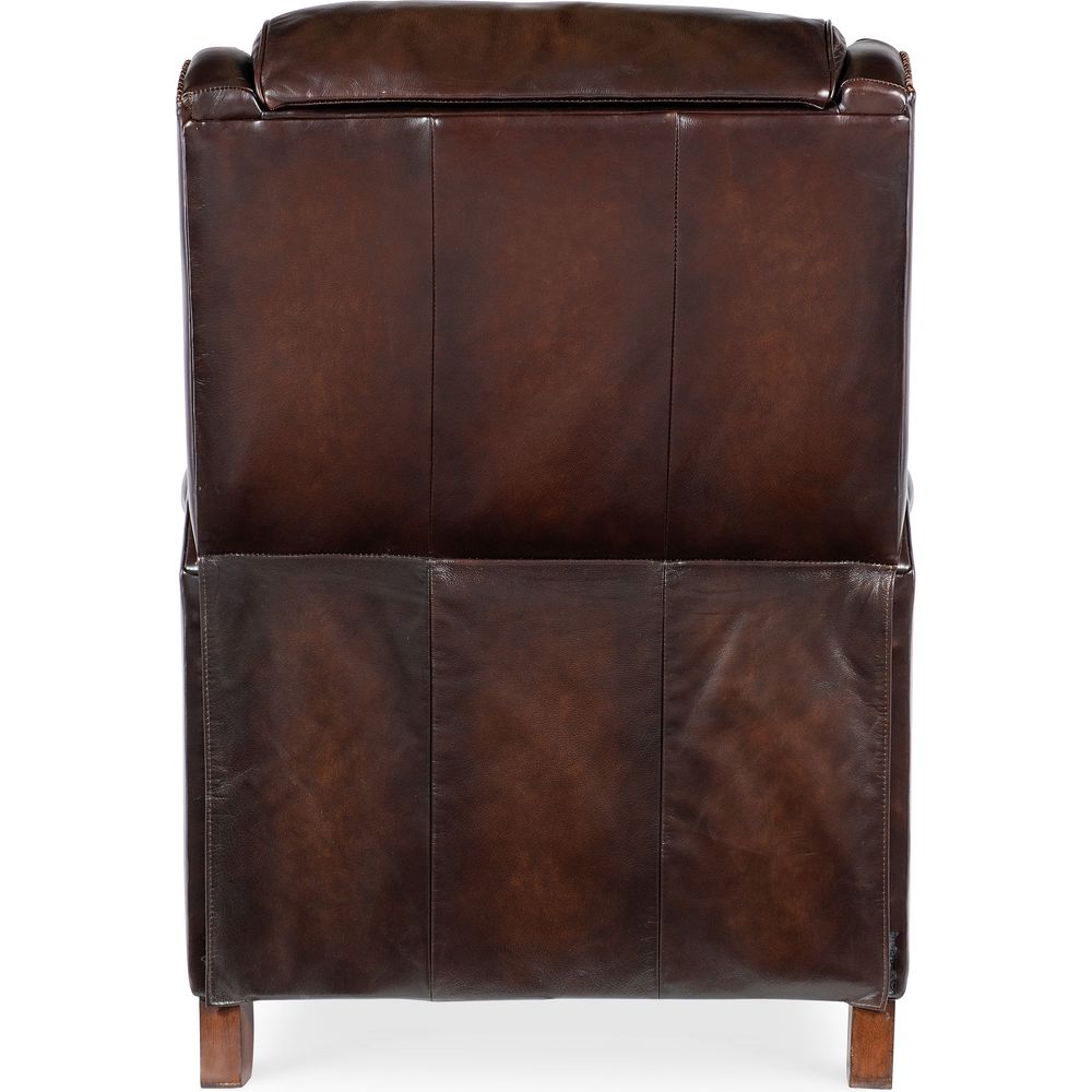 Carrington Power Recliner w/Power Headrest - Dark Brown