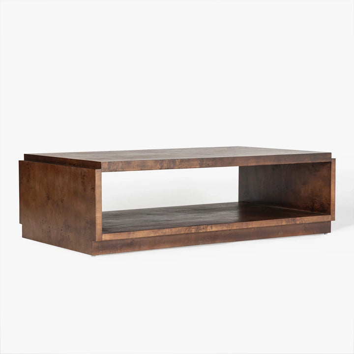 Wesley Burl Coffee Table - Dark Burl