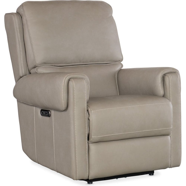 Lounge Chairs: Recliners Somers Power Recliner with Power Headrest - Grey