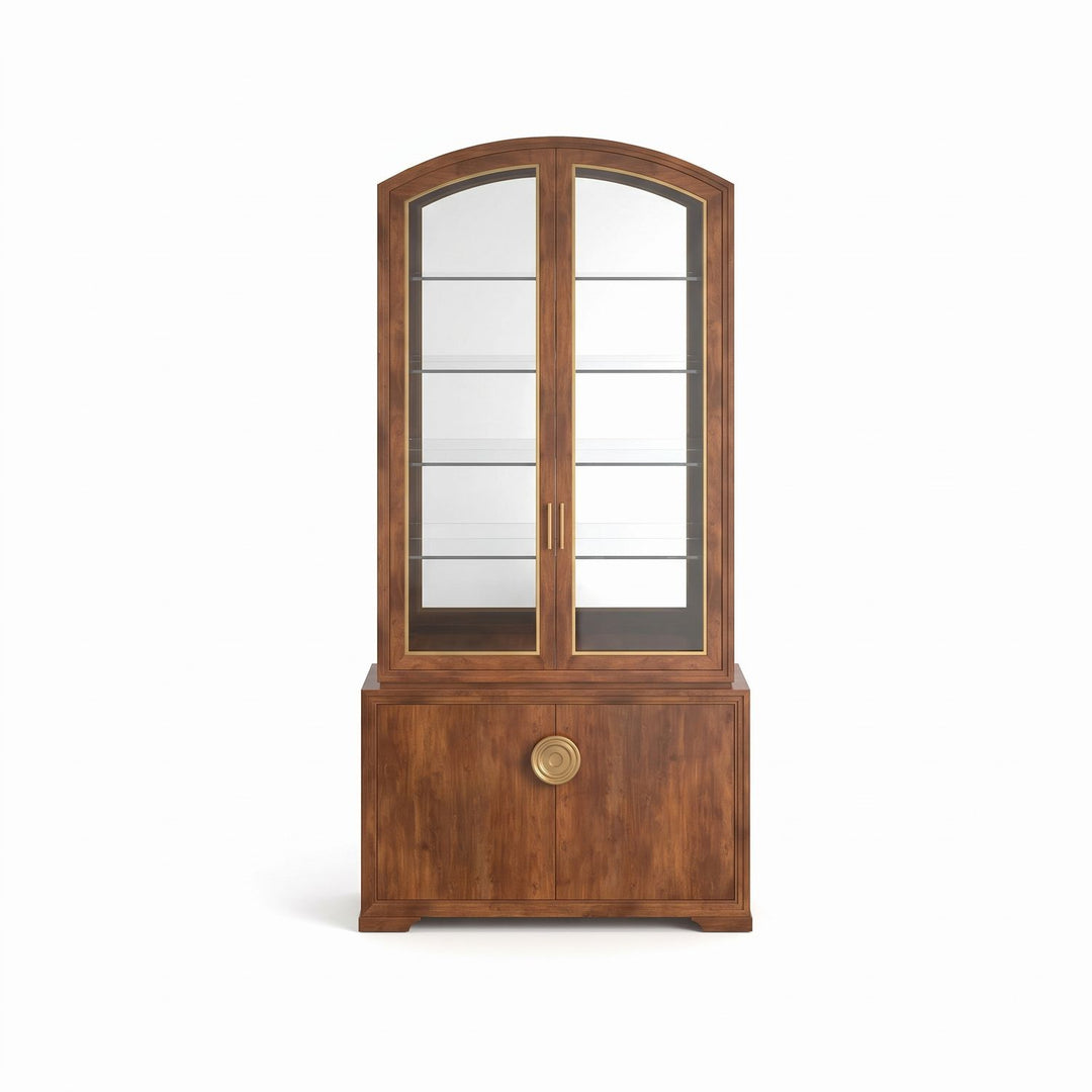 Boulevard Display Curio — Auburn, Burnished Gold