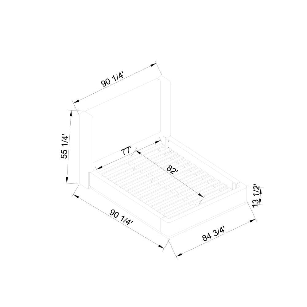 Covina Upholstered Bed