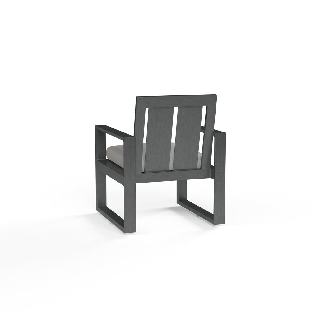 Outdoor Dining Chairs Redondo Dining Chair in Cast Silver, No Welt