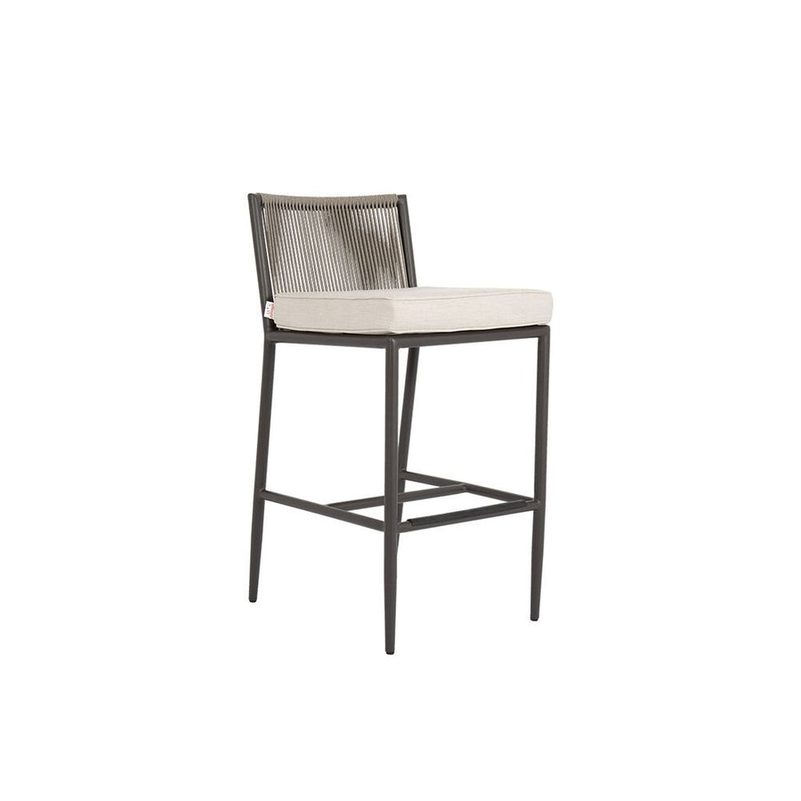 Outdoor Bar Stools Pietra Barstool in Echo Ash, No Welt