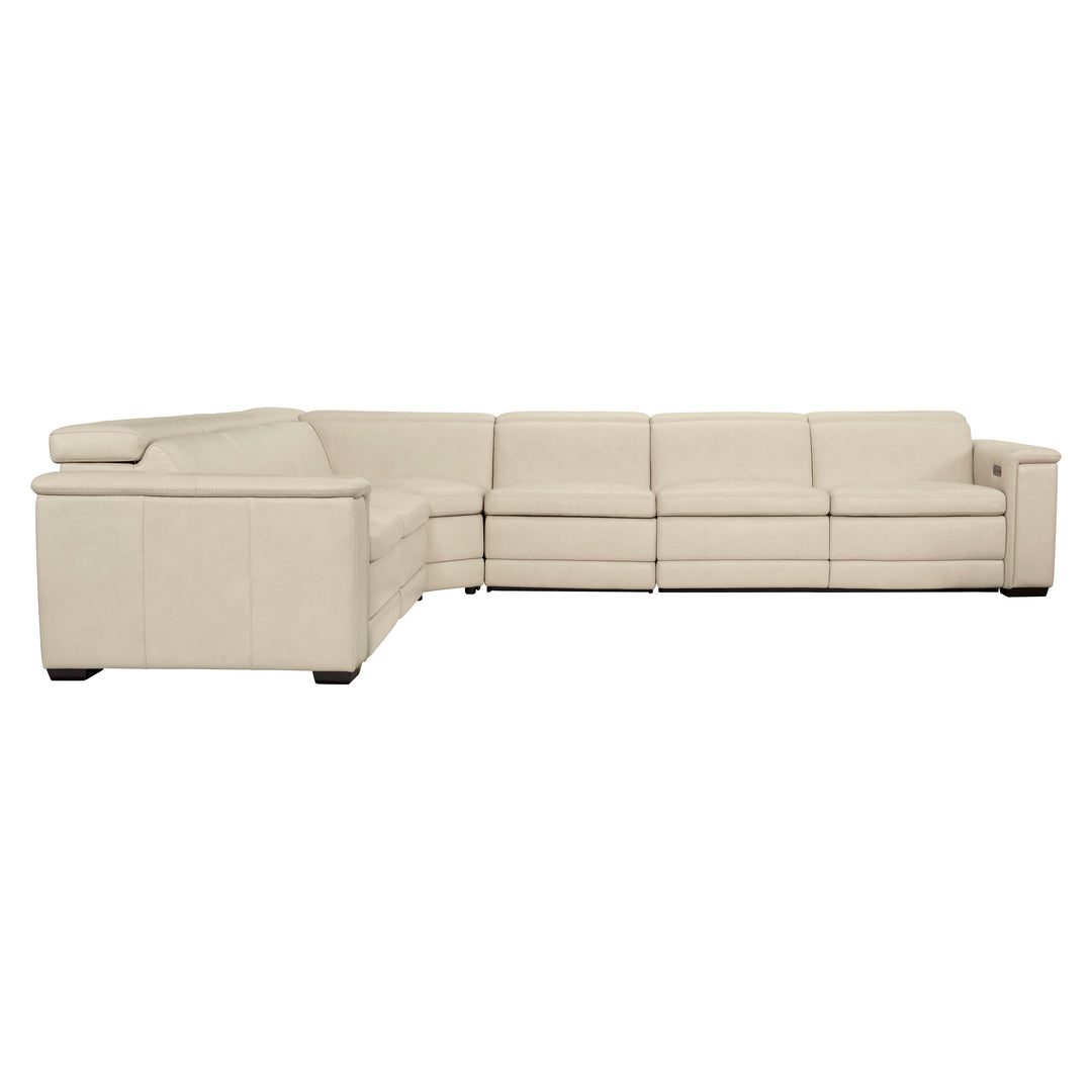 Lioni Leather Power Motion Sectional Recliner