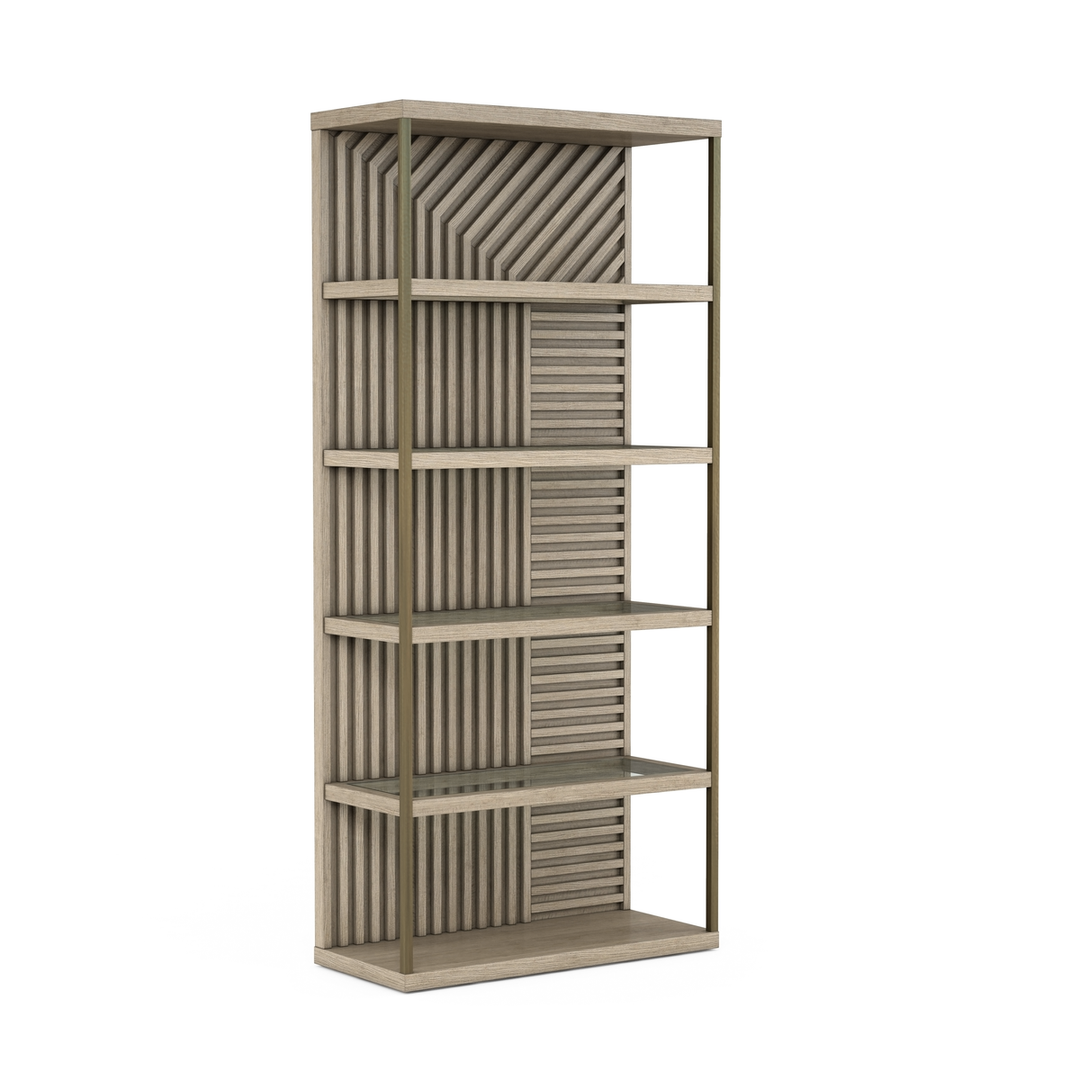 North Side Etagere Bookcase - Brown