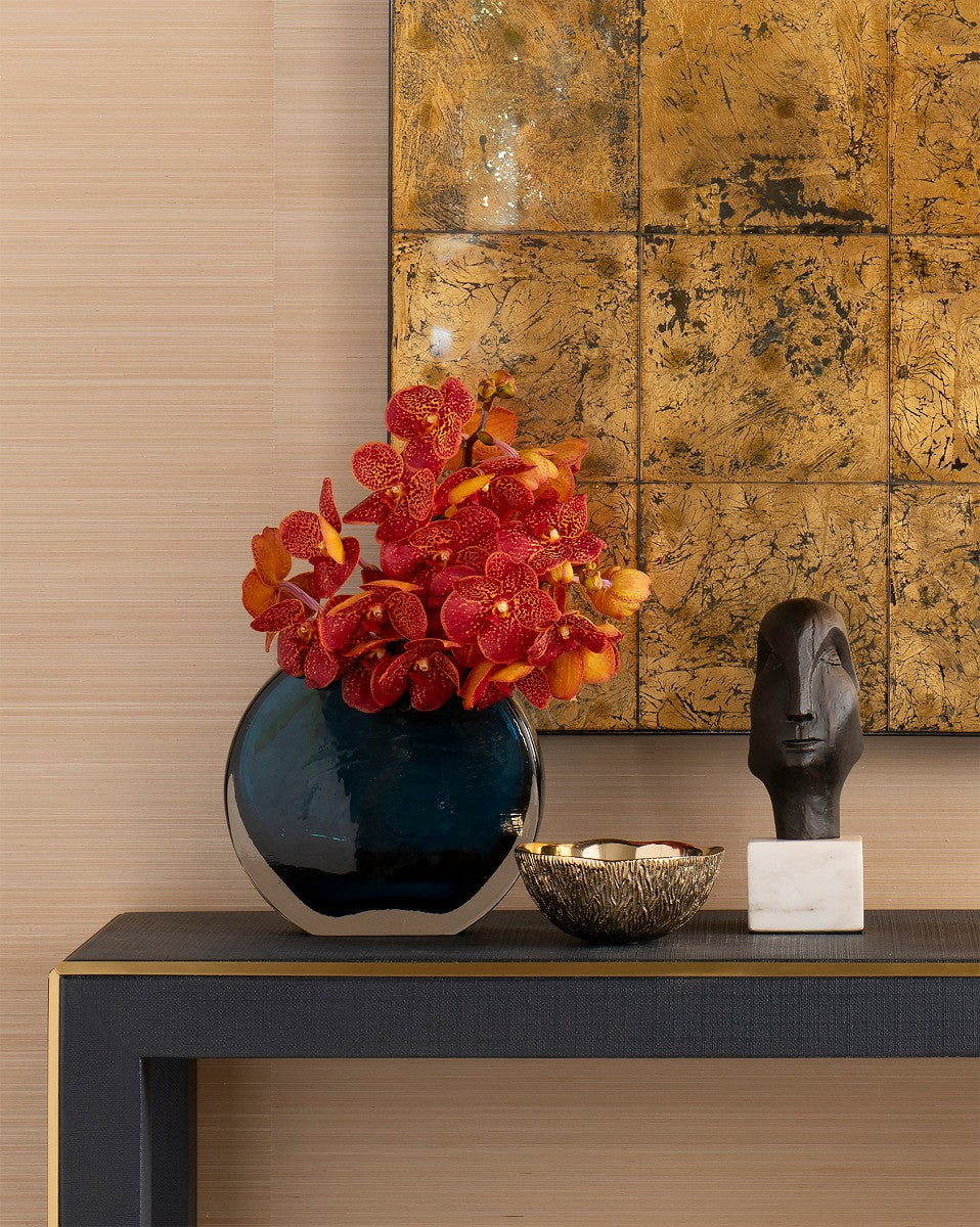 Coral Small Bowl, Brass