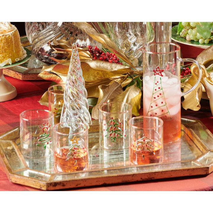 Christmas Tree Tumbler, Assorted 4pc, Set of 2