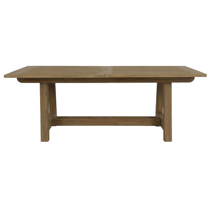 Outdoor Dining Tables Coastal Teak Dining Table with Leaf Extension