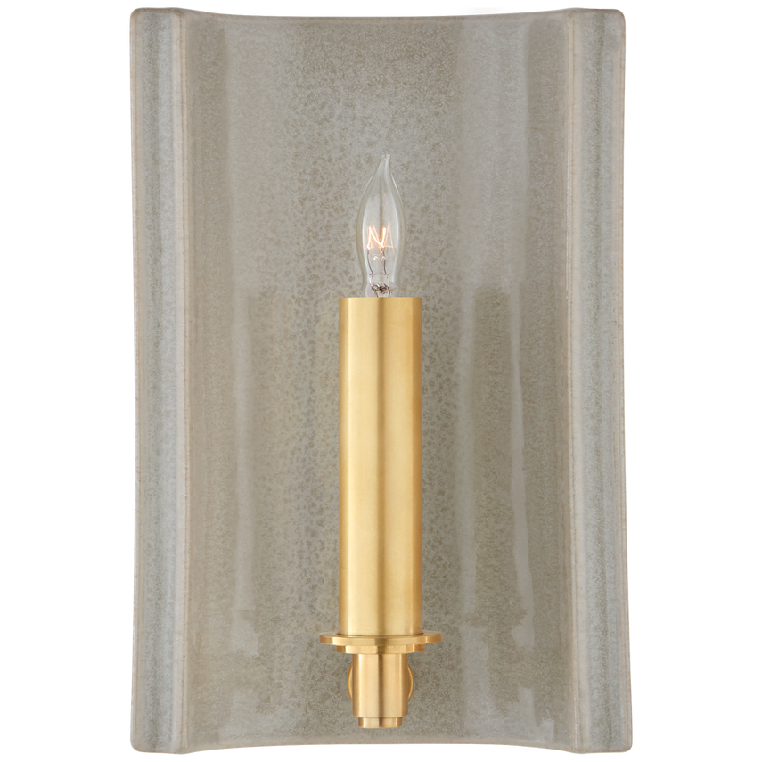 Leny Small Rectangle Sconce-Visual Comfort-VISUAL-CS 2609CGD-Wall LightingCrystal Gold-4-France and Son