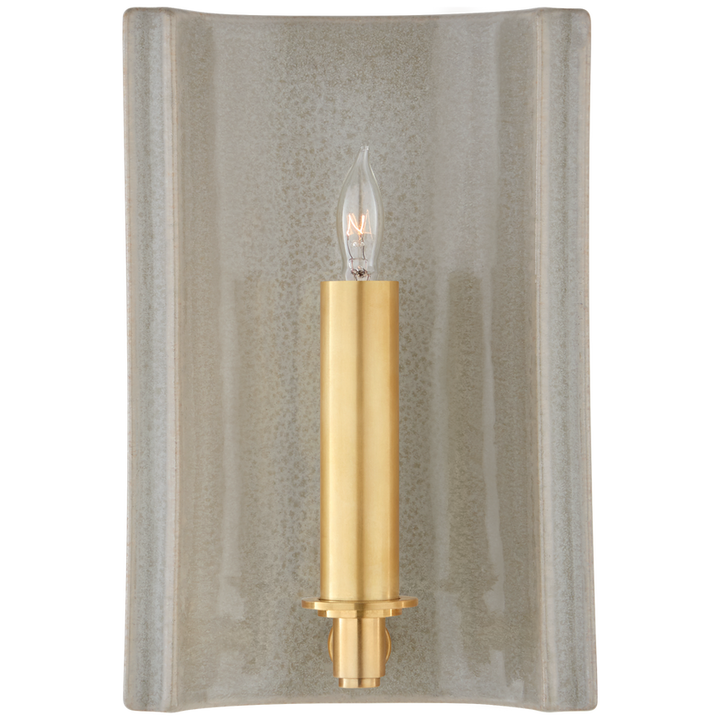 Leny Small Rectangle Sconce-Visual Comfort-VISUAL-CS 2609CGD-Wall LightingCrystal Gold-4-France and Son