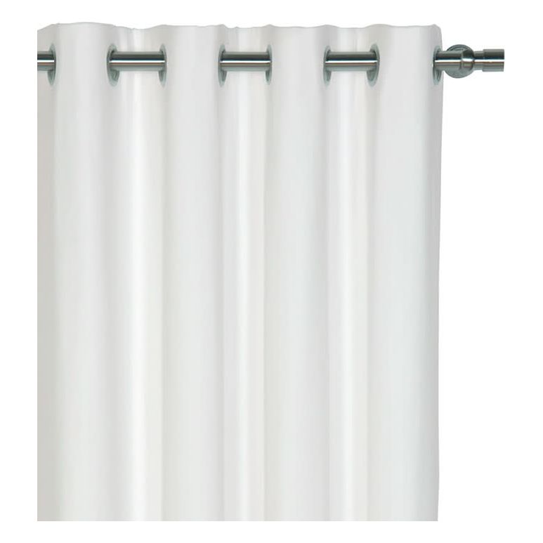 Curtain Panels Mira Linen Curtain Panel in White