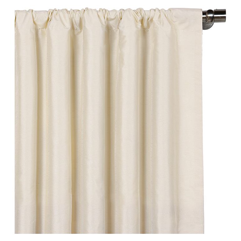 Curtain Panels Enigma Faux Silk Curtain Panel