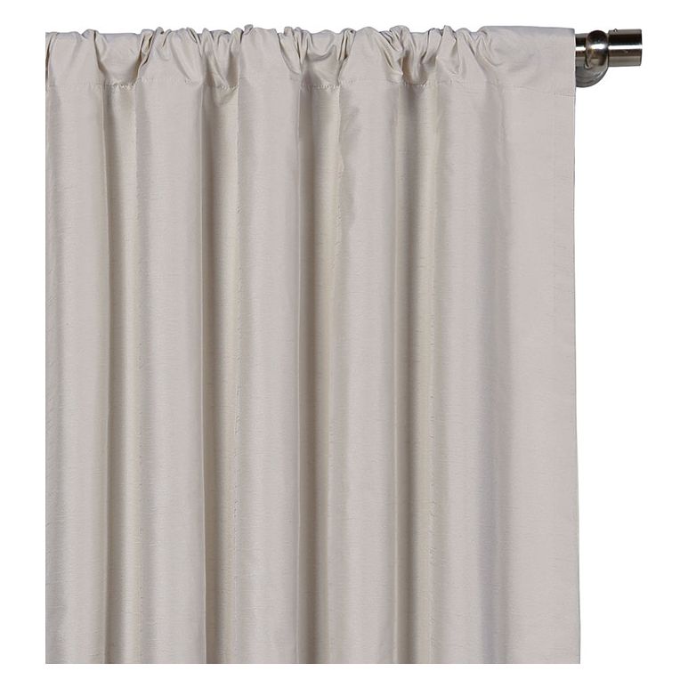 Curtain Panels Enigma Faux Silk Curtain Panel
