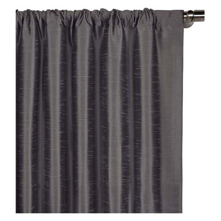 Curtain Panels Enigma Faux Silk Curtain Panel
