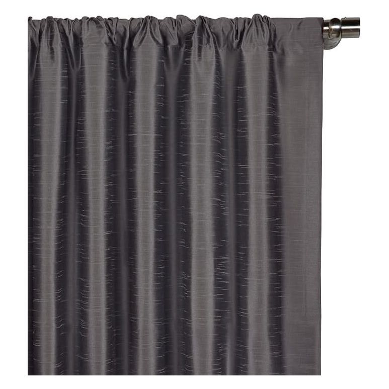 Curtain Panels Enigma Faux Silk Curtain Panel