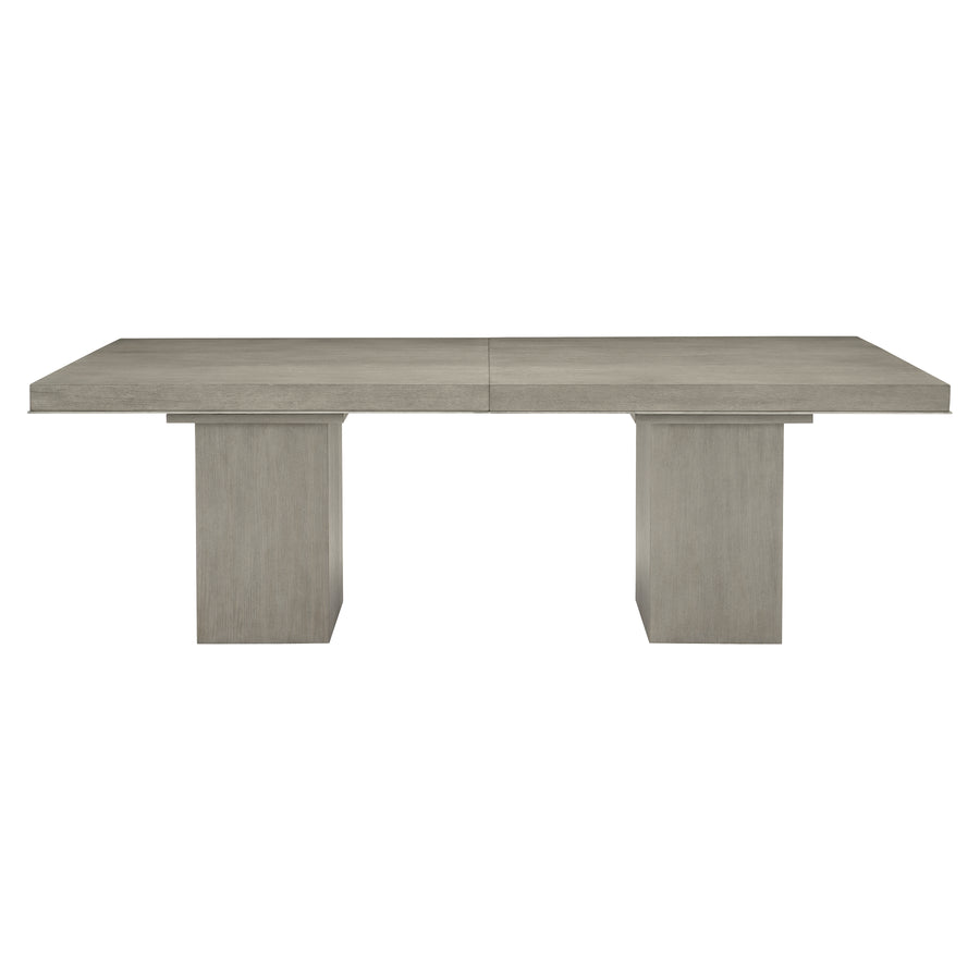 Linea Rectangular Dining Table in Cerused Greige