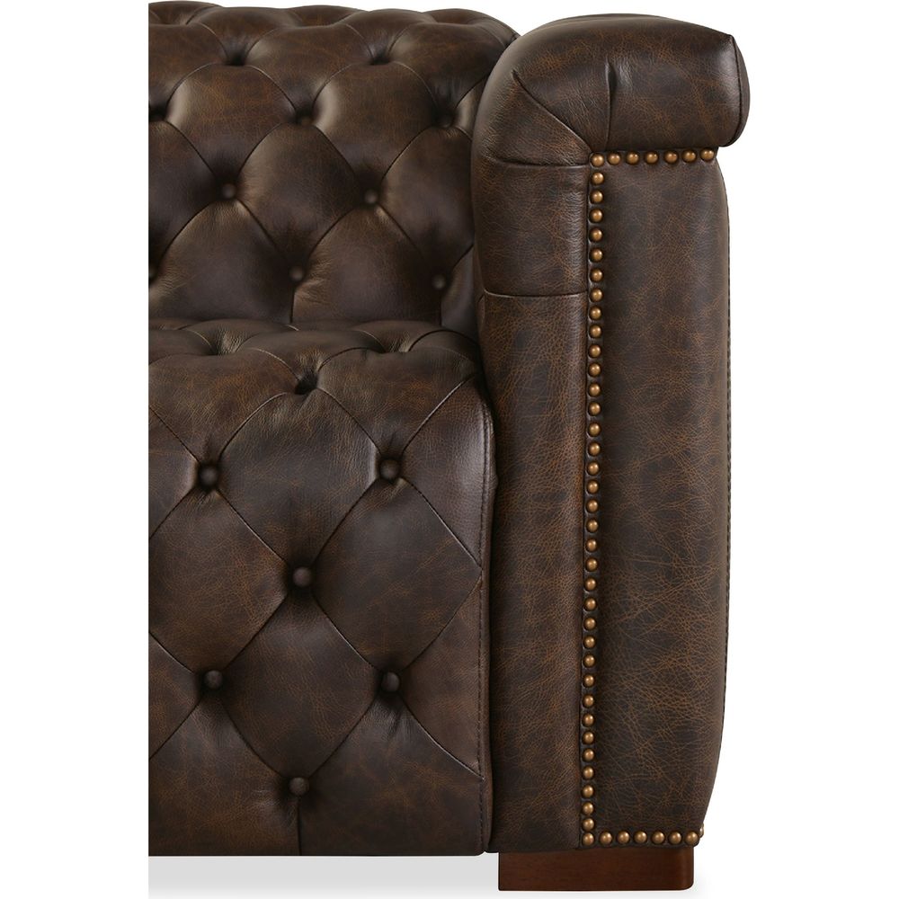 Savion Deux 5 Seat Sectional with Three Power Recliners and Six Power Headrests - Brown