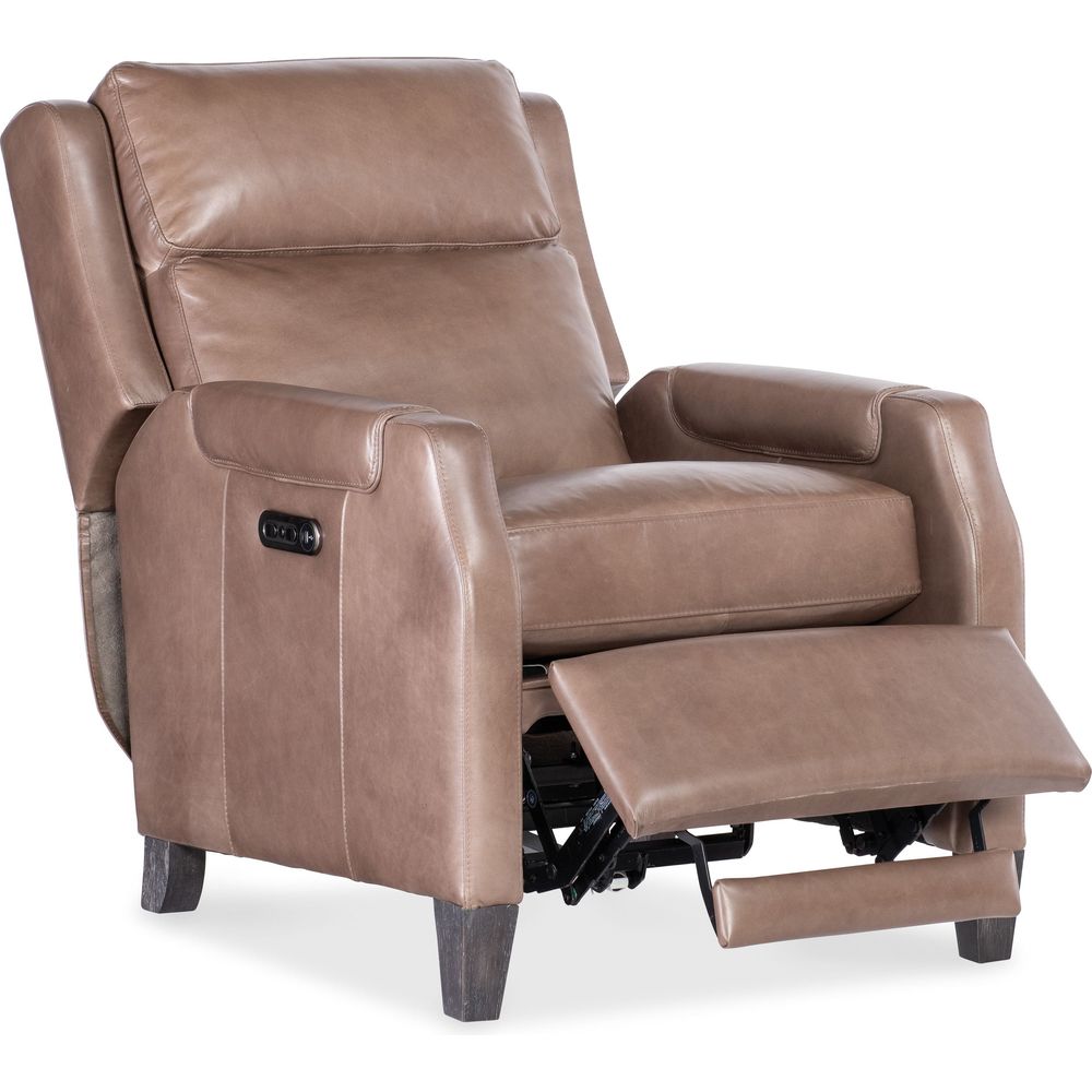 Lounge Chairs: Recliners Nelson Power Recliner w/Power Headrest - Brown