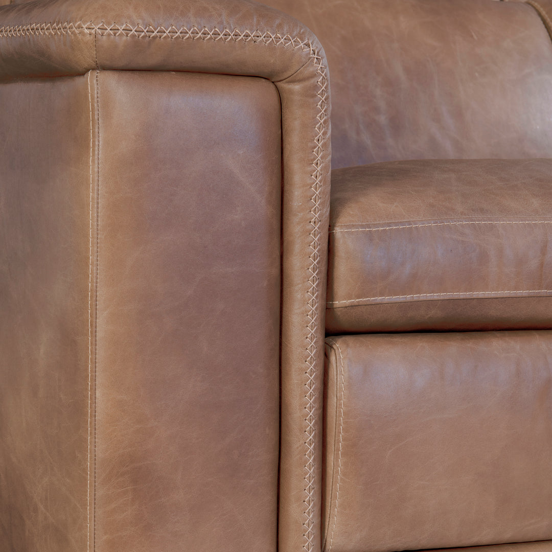 Lioni Leather 4-Piece Power Motion Sectional Recliner