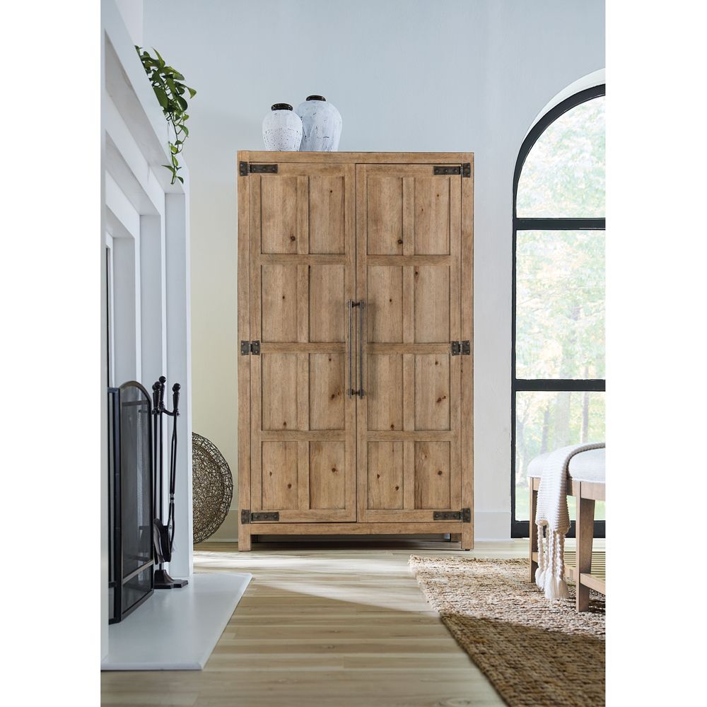 Armoires & Wardrobes Vineyard Row Wardrobe - Light Wood