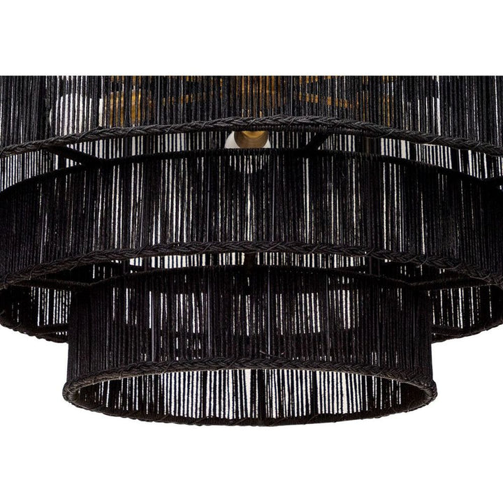 Alyssa Chandelier - Black Jute