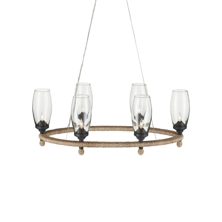 Hightider Glass Oval Chandelier