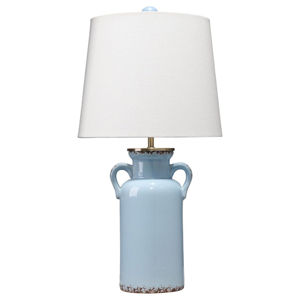 Piper Ceramic Table Lamp-Jamie Young-JAMIEYO-LS9PIPERBLU-Table LampsBlue-2-France and Son