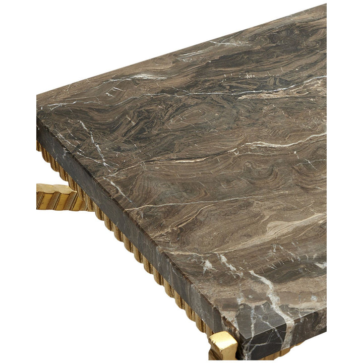 Flying Marble Gold Console Table