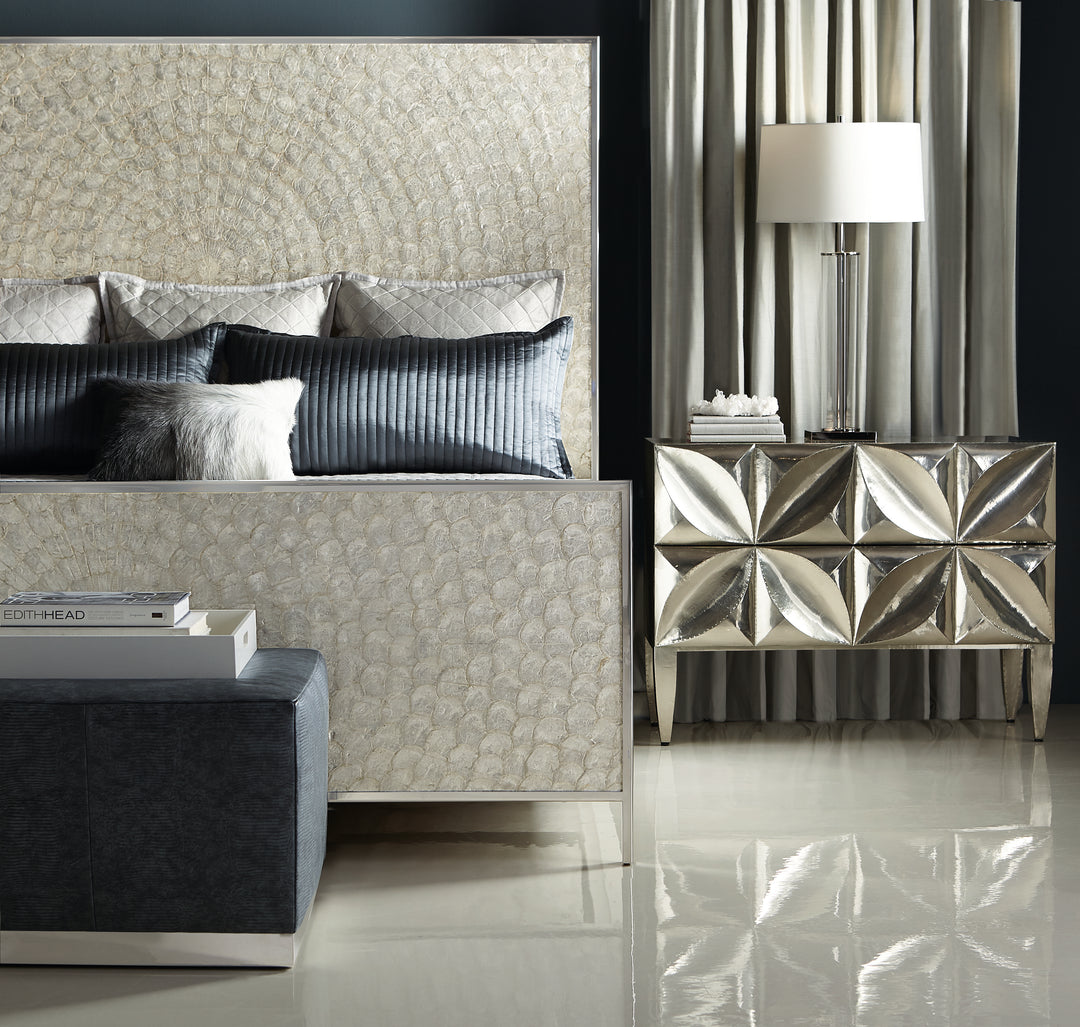 Helios King Capiz Shell Panel Bed