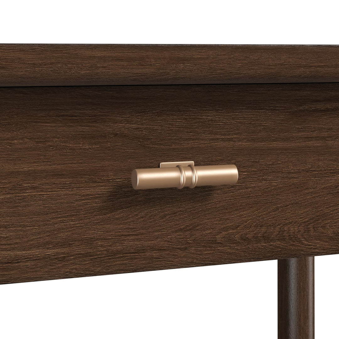 Verge Open Nightstand — Handcrafted Walnut