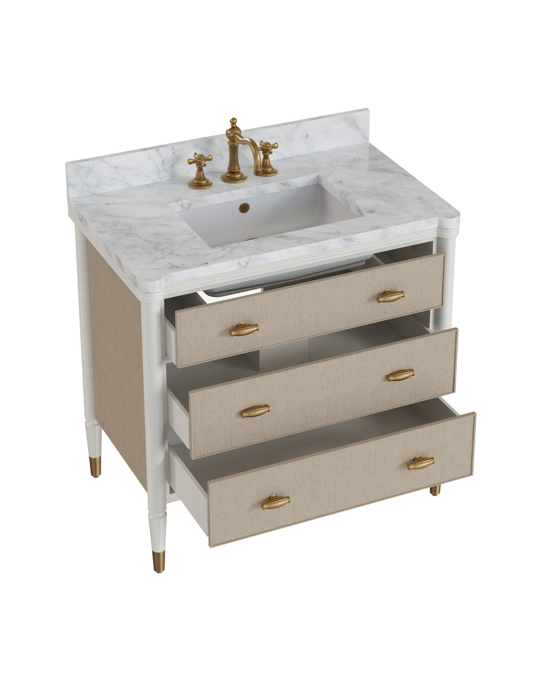 Aster 36" Vanity with Rectangular Undermount Sink