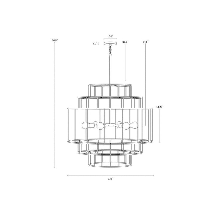 Chandeliers Alyssa Chandelier - Natural Jute