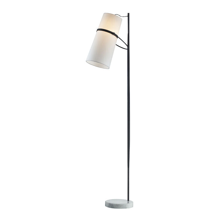 Banded Shade 70'' High 1 - Light Floor Lamp-Elk Home-ELK-D2730-Floor Lamps-1-France and Son
