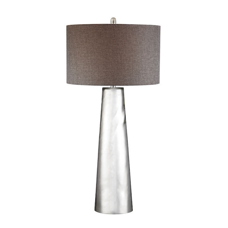 Tapered Cylinder 37.5'' High 1-Light Table Lamp - Silver Mercury-Elk Home-ELK-D2779-Table Lamps-1-France and Son