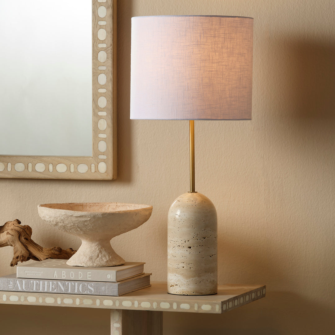 Holt Table Lamp in Travertine-Jamie Young-JAMIEYO-9HOLTTLNATRA-Table Lamps-4-France and Son