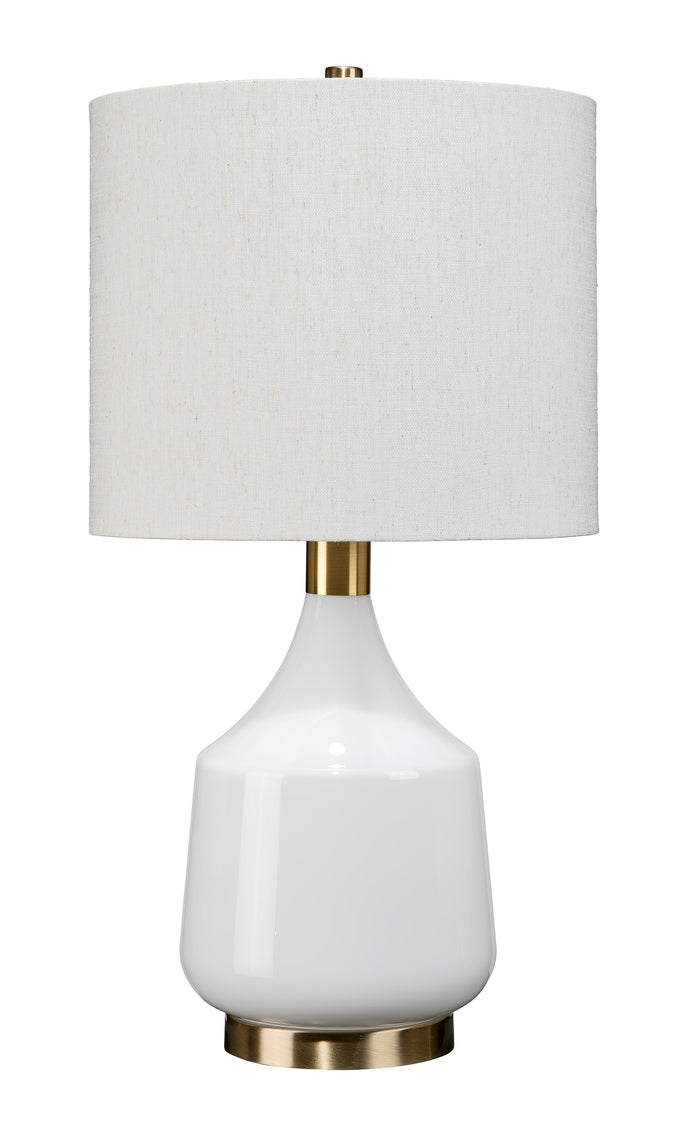 Amelia Table Lamp-Jamie Young-JAMIEYO-LS9AMELIWHBR-Table LampsWhite Glass-4-France and Son