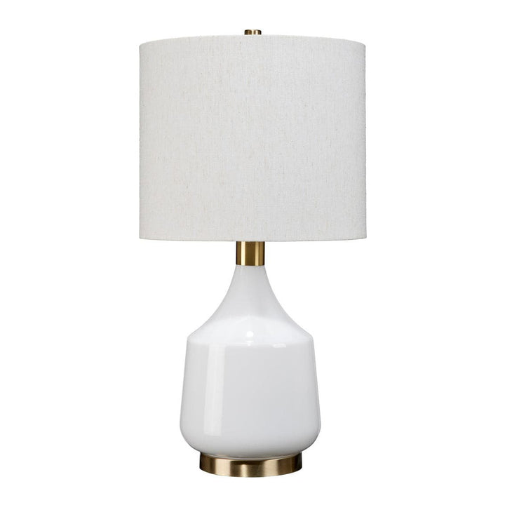 Amelia Table Lamp-Jamie Young-JAMIEYO-LS9AMELIWHBR-Table LampsWhite Glass-4-France and Son