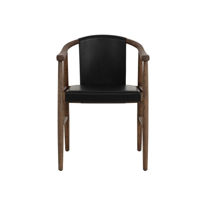 Dining Chairs Aran Dining Armchair - Onyx Leather