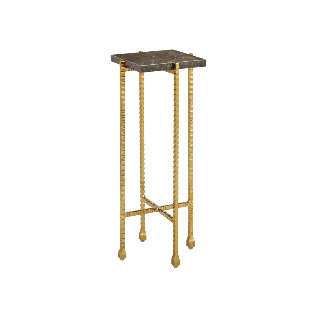 Flying Marble Gold Drinks Table