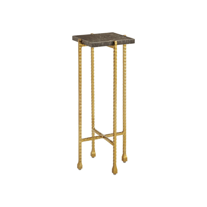 Flying Marble Gold Drinks Table