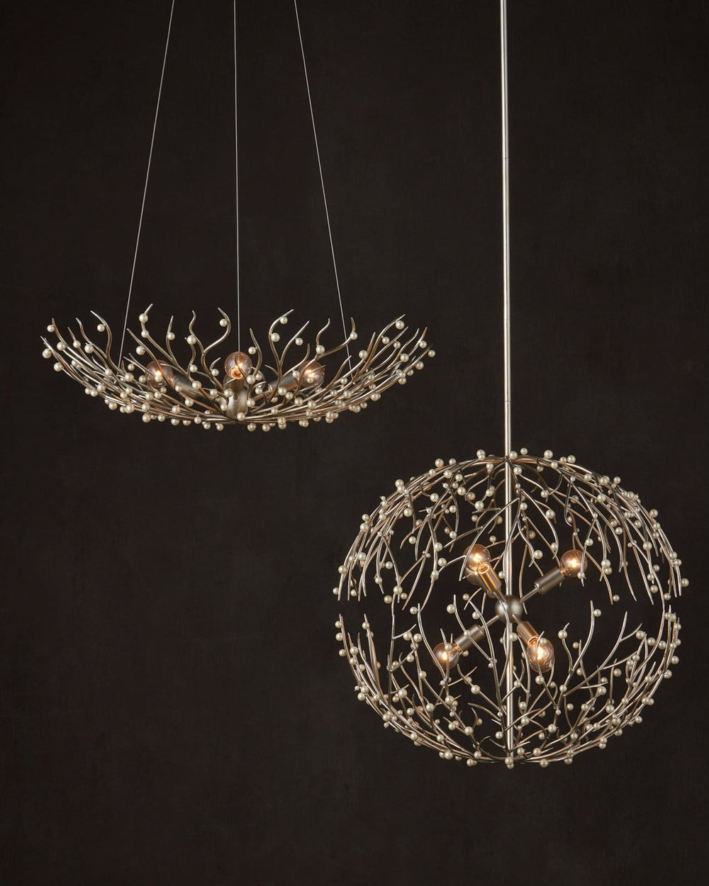 Chandeliers Shinju Pearl Bowl Chandelier