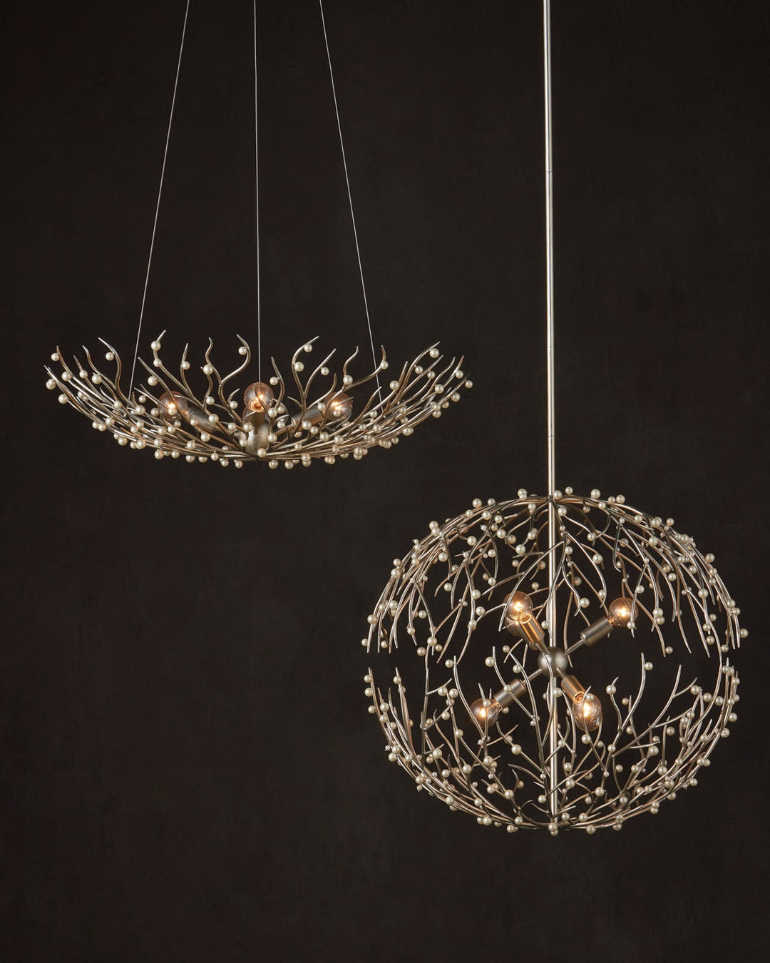 Chandeliers Shinju Pearl Bowl Chandelier
