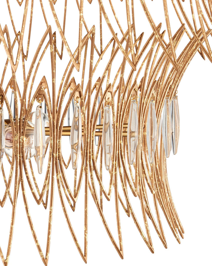 Chandeliers Marquise Medium Gold Chandelier