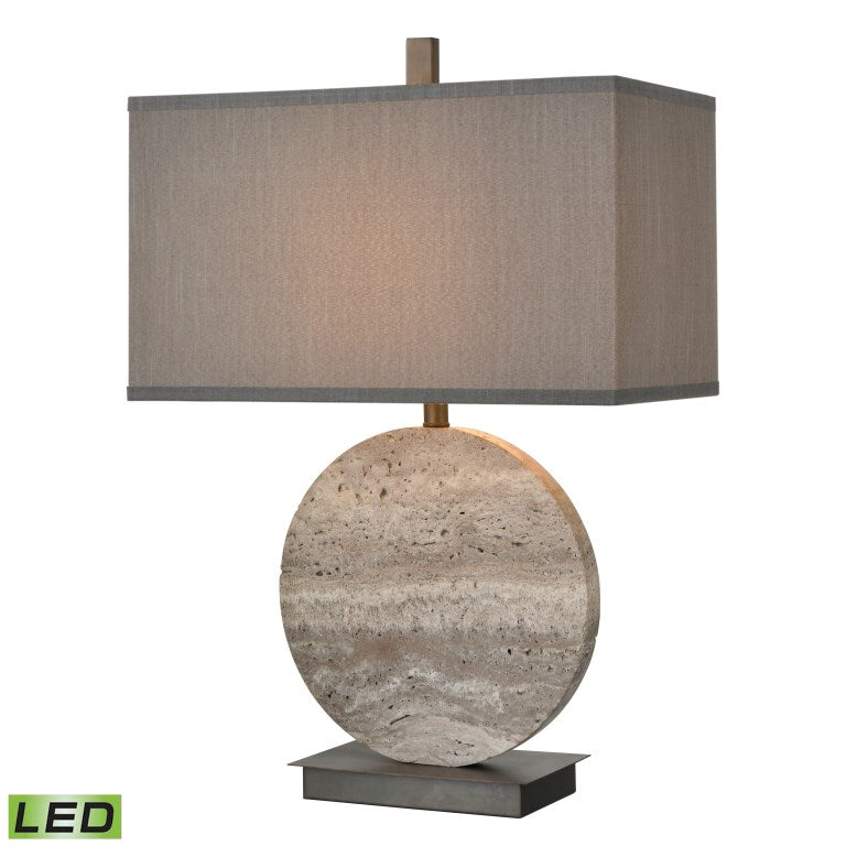Vermouth 26.5'' High 1-Light Table Lamp - Gray - Includes LED Bulb-Elk Home-ELK-D4232-LED-Table Lamps-1-France and Son