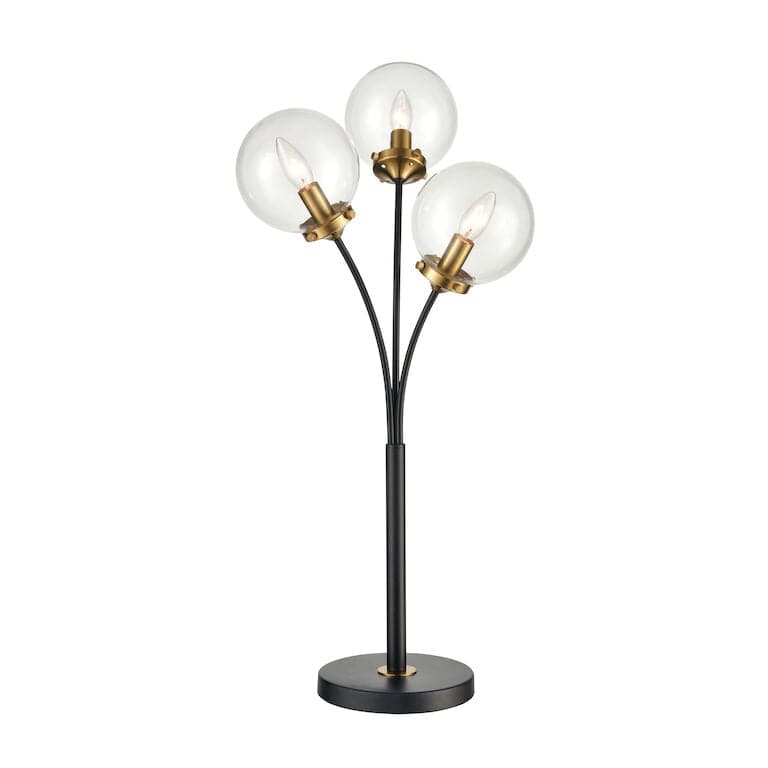 Boudreaux 32'' High 3 - Light Table Lamp - Matte Black-Elk Home-ELK-D4482-Table Lamps-1-France and Son
