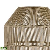 Corsica 32'' High 1-Light Outdoor Floor Lamp - Beige - Includes LED Bulb-Elk Home-ELK-D4622-LED-Floor Lamps-2-France and Son